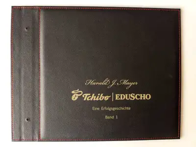 Print on coarse grained leather cover