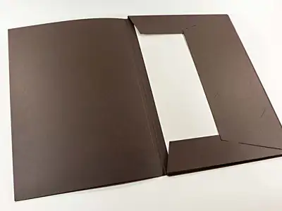 Document folder for large contents, opened inside view