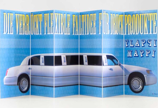 Pocketfolder FlappiMappi, beliebig faltbar