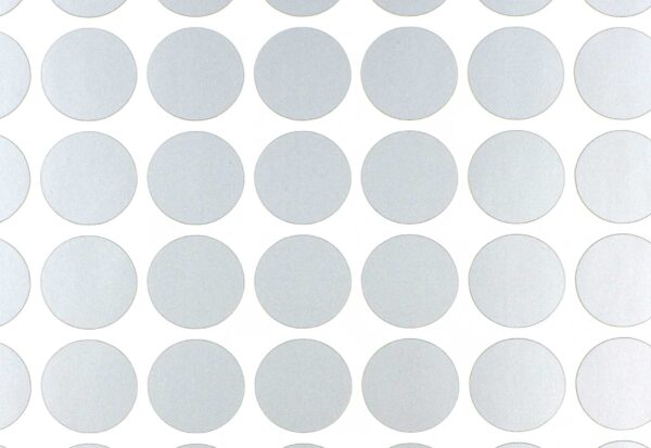 Rubbelkleber Silber Kreisform